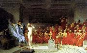 Jean-Leon Gerome Phryne before the Areopagus, Sweden oil painting artist